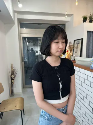 ミディアム パーマ お洒落パーマ/ 艶カラー/michiのヘアスタイル