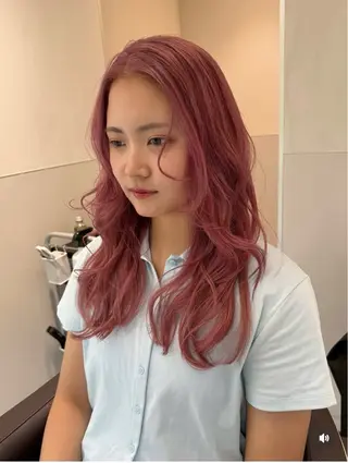 ロング カラー SORA ブリーチカラー表参道のヘアスタイル