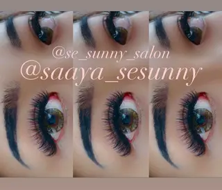 マツエク・マツパ SESUNNY セサ二ー　SAYAのマツエク・マツパデザイン