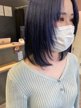 ミディアム カラー 🕶️佐藤 海李🐏のヘアスタイル