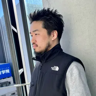 ショート メンズ ⚾️横浜メンズカット 阿部龍馬🍺🍔のヘアスタイル