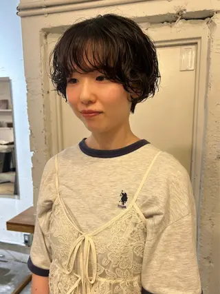 ショート パーマ UNU【ユヌ】所属・＊UNU＊ RICOのヘアスタイル