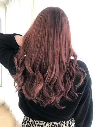 セミロング カラー 🦋美髪/エクステ 🦋アベイクミのヘアスタイル