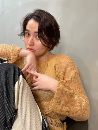 ショート ショート/ボブ専門 宮脇美奈/南船場のヘアスタイル