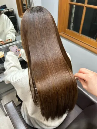 ロング hair atelier OZ桑野店所属・阿佐見 若菜のヘアスタイル