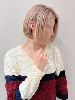 ショート カラー LA KING GINZA TOKYO所属・🧡ショートの達人 🧡SHOのヘアスタイル