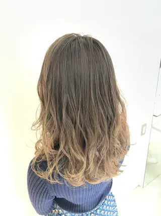 セミロング カラー パーマ ✨髪のソムリエ✨ 岩川和生のヘアスタイル