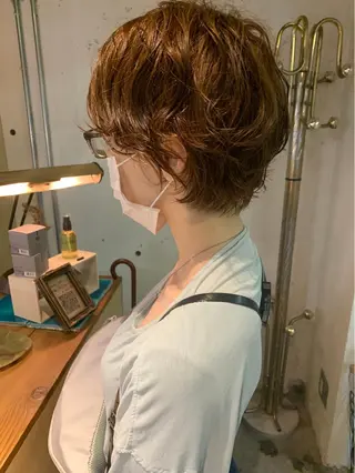 ショート パーマ パーマ美容師 hanaのヘアスタイル
