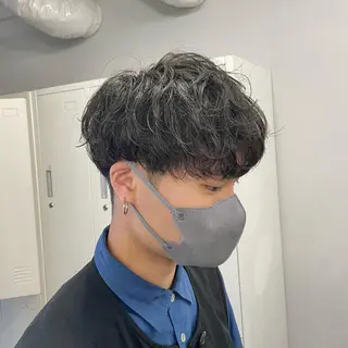 ショート パーマ メンズ メンズ特化美容師/ 藤戸 椋のヘアスタイル
