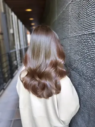 ロング カラー 人気のレイヤーカット TAROのヘアスタイル