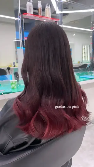 ロング 🎀モテ 暖色🎀のヘアスタイル