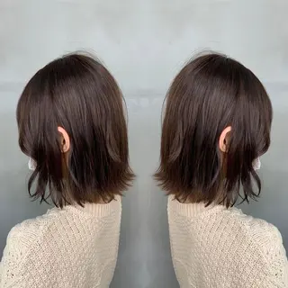 ショート カラー レイヤーカット/ 艶カラー/RYOMAのヘアスタイル