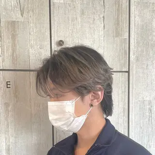 カラー メンズ カラー/韓国レイヤー /ブリーチ/hinaのヘアスタイル