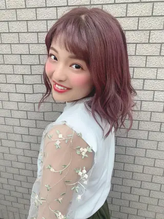 ミディアム 汐見 悠佑のヘアスタイル