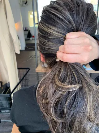 ロング 家田 竜のヘアスタイル