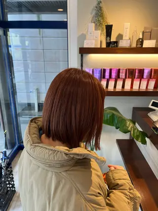 ミディアム カラー 大人透明感艶カラー 寺田稜のヘアスタイル