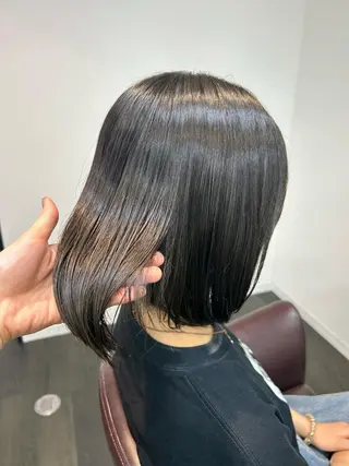 ミディアム ダブルカラー/韓国 ヘア/さわのあかねのヘアスタイル