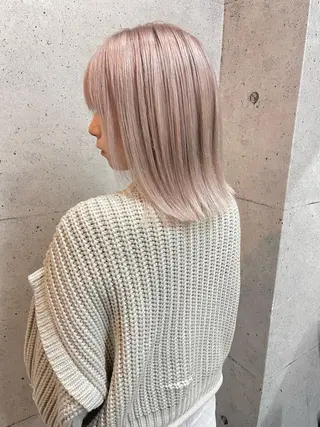 ミディアム カラー Be:arc【ビアーク】所属・⭕️ダメージレス特化 髪質改善🥇丸山憲人のヘアスタイル