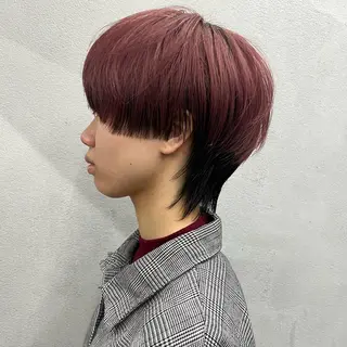 ショート カラー 🌱小顔魅せカット 透明感カラー/泉綺のヘアスタイル