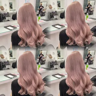 ロング カラー ダメージレスハイ トーン💖kanonのヘアスタイル