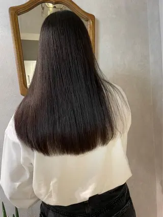 ロング 髪質改善&艶カラー/ ほんだあみ (♡)のヘアスタイル