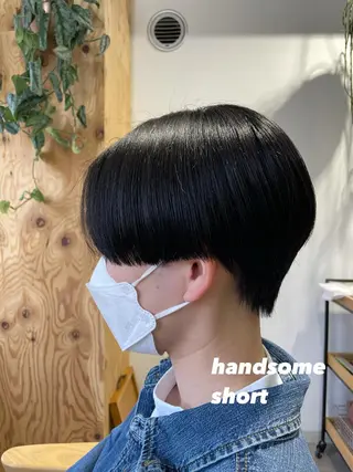 ショート カラー パーマ ヘアアレンジ 🌿AMANE🌿 sakiのヘアスタイル