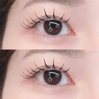 マツエク・マツパ 心斎橋美眉🖤 束間マツエクKisaのマツエク・マツパデザイン