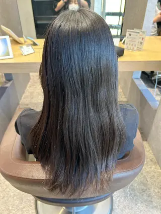 セミロング Cion所属・石坂駿伍/縮毛矯正/ ストレート/髪質改善のヘアスタイル