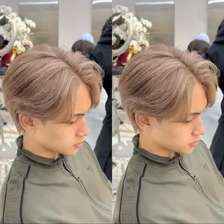 カラー メンズ 齊藤 大地のヘアスタイル