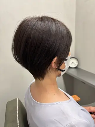 ショート カラー パーマ nico 麻生 やまざきれいのヘアスタイル