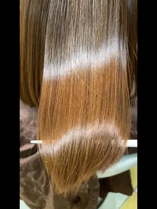 ロング ササ　ユウキ/パーマ 縮毛矯正/髪質改善のヘアスタイル