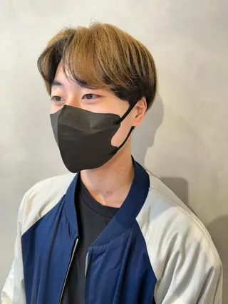 メンズ 渋谷レイヤーカット/ 暖色艶カラー🩵高橋のヘアスタイル