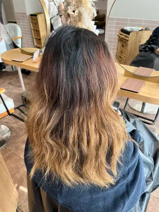 ロング カラー 🎀みさき🎀 韓国レイヤー ボブ♡のヘアスタイル