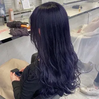 ロング 透明感ラベンダー💗 SHOのヘアスタイル