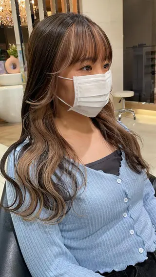 ロング 【髪風船】上大岡店所属・齋藤 尋真のヘアスタイル