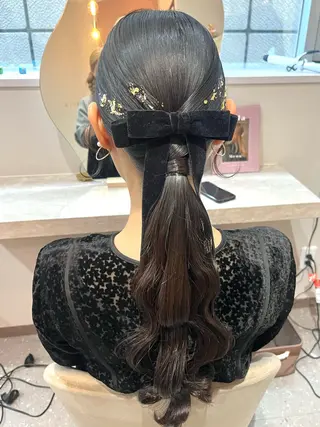 ロング ヘアアレンジ Mila Akariのヘアスタイル