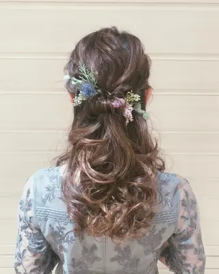 ロング ヘアアレンジ ヘアセット ✴︎Mai✴︎銀座のヘアスタイル