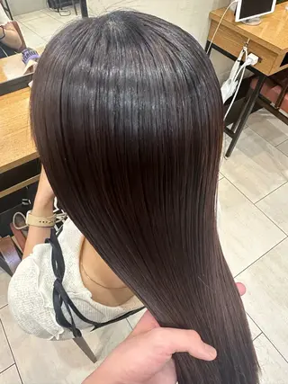 ロング メンズカット/ フェザーパーマ/げんのヘアスタイル