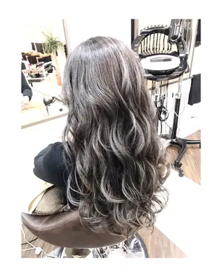 ロング カラー パーマ ヘアアレンジ APSEE メンズカラー特化のヘアスタイル