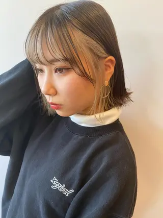 ショート カラー 鈴木 翔梧のヘアスタイル