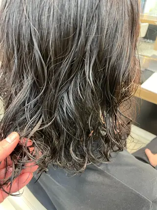 パーマ パーマ/ボブ/ ヘルシーカラー/風花のヘアスタイル