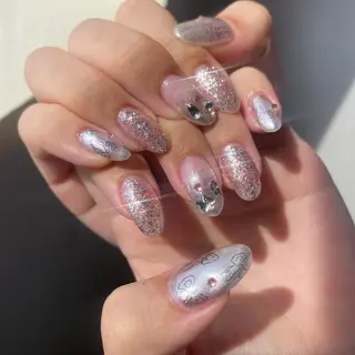 メンズ ネイル akari✨ 韓国風、メンズネイルのネイルデザイン