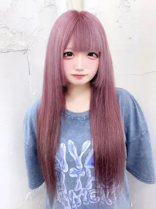 ロング カラー 🎀ハイトーン. 難波.RISA🎀のヘアスタイル