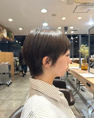 ショート カラー 聖斗 /ハイトーン/パーマのヘアスタイル