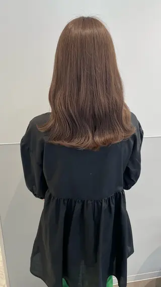 ミディアム カラー GPIP 近藤沙樹のヘアスタイル