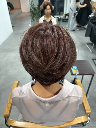 ショート KOHEI/カラー• 縮毛矯正モデル募集のヘアスタイル