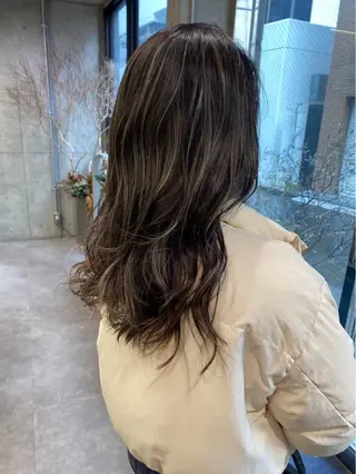 ロング 透明感/艶カラー/ ゆな🫧のヘアスタイル