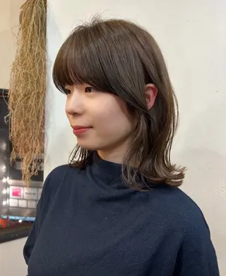 ミディアム 韓国ヘア 🎀華澄のヘアスタイル