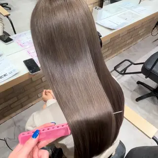 セミロング カラー ハイトーンレイヤー 三鷹/nana🎀のヘアスタイル