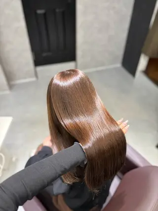 セミロング Aura 髪質改善＆韓国レイヤー所属・あい❤︎ /髪質改善/艶カラーのヘアスタイル